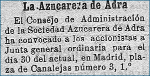 Noticia aparecida en La Crónica Meridional el 23 de abril de 1929.